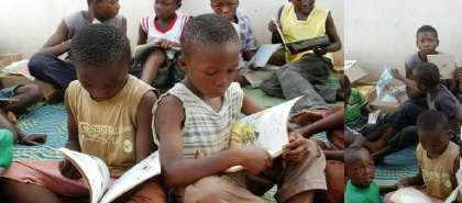 bimbi in Africa progetto biblioteca itinerante